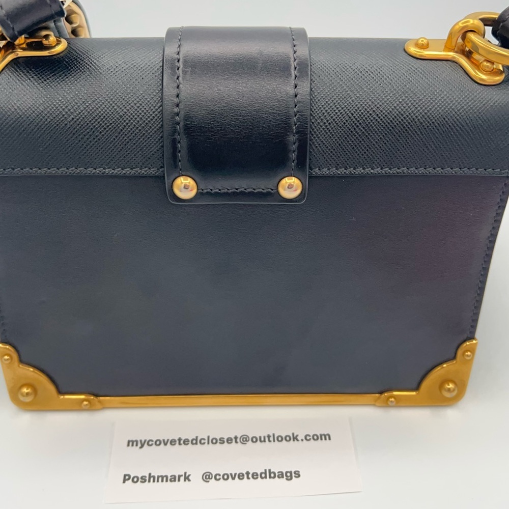 Beautiful Prada Cahier Bag w/ Prada dust-bag and Entrupy COA! Showstopper! ๐๐ค - Picture 7 of 17